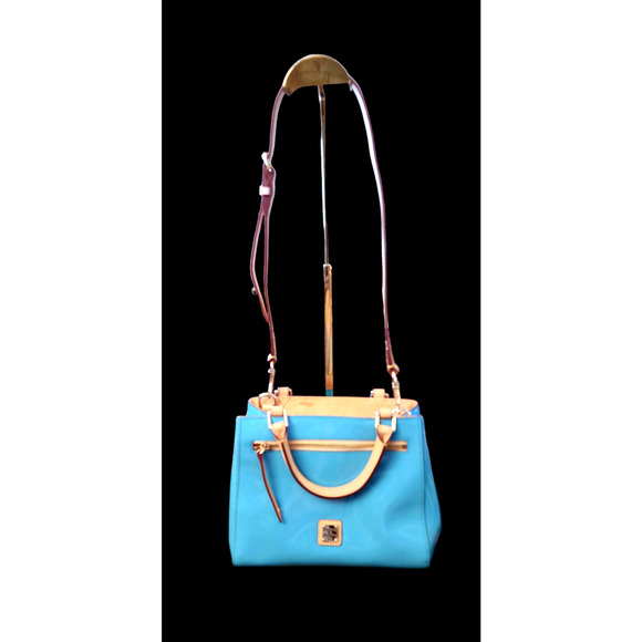 Dooney & Bourke Patent Small Zip Satchel - Picture 1 of 11